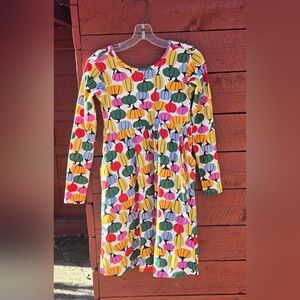 Hanna Anderson Girls Long Sleeve Skater Dress